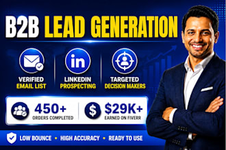 provide targeted b2b lead generation with verified email lists