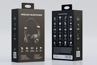 do product packaging box design and amazon packaging design