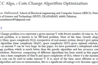 design, optimize algorithms for complex problems and code them in any language