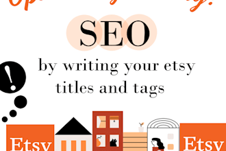 optimize your etsy SEO by writing your etsy titles and tags