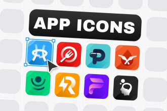 design 3 modern app icon logo in 24 hours