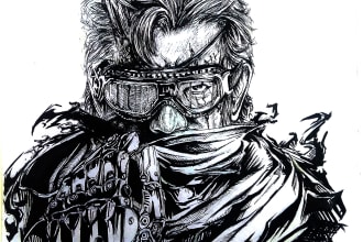 draw fantasy character design or fan art sketch for you