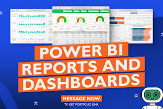 make interactive power bi dashboards, reports, and analysis