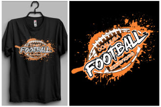 do creative typography tshirt design for pod