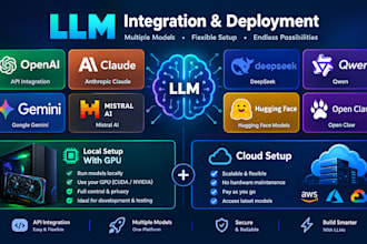 setup and deploy llm, open ai for you