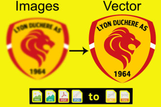 redraw and vector tracing from image or logo