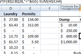 create advanced MS Excel formulas