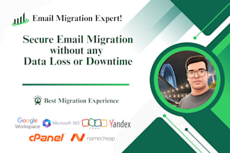 fix and setup email migration to google workspace, office 365, zoho no downtime