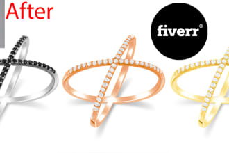 do jewelry photo editing or retouching like 3d quality