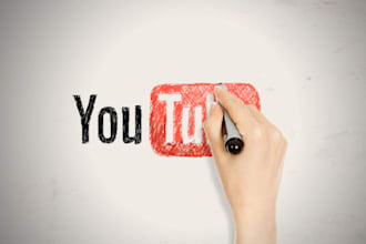 do speed drawing video Animation of your Logo