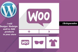 create or customize  ecommerce website using woocommerce