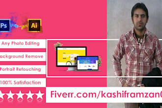 do anything in adobe photoshop, illustrator and indesign