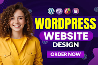 build wordpress website development, business website or redesign wordpress site