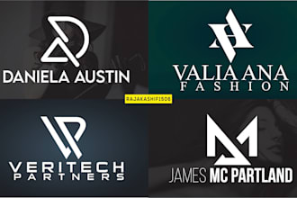 design monogram, initial letters, text, urban clothing and fashion brand logo