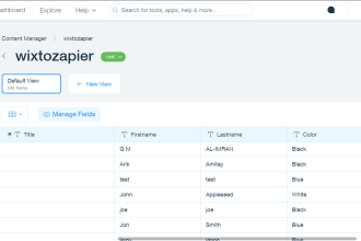 integrate wix database to google sheets via zapier