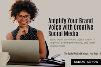 be your social media marketing manager and content creator