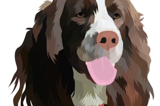 custom digital art file of you pets