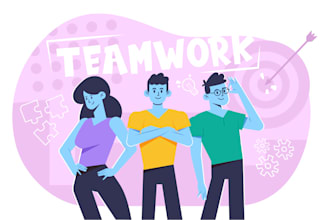 draw modern flat illustrations