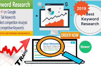 do SEO keyword research, website audit ,competitor analysis