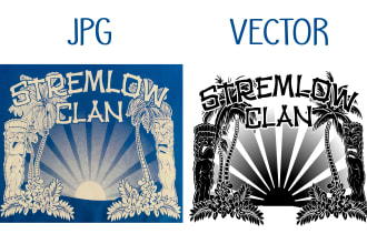 convert jpg image into vector professionally in hours