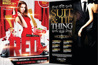 design stunning party flyer, event flyer or poster