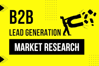 do b2b lead generation and market research