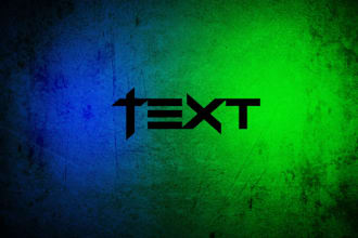 create a Cool Unique 1080p Background with a Unique Text