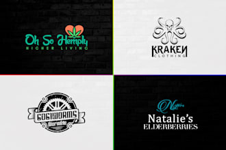 design professional lettering vector logo