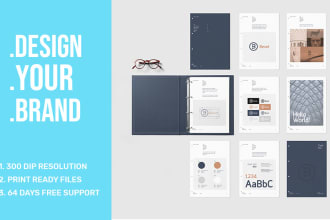 design full branding stationary identity, stationary design
