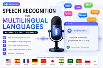 build multilingual speech recognition ai system for your app