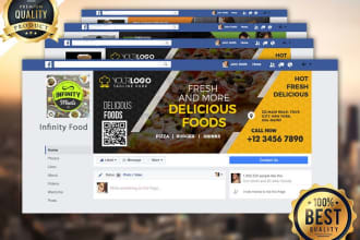 design facebook, twitter or other social media banner