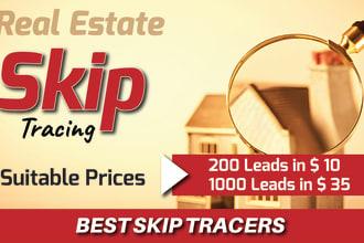 do skip tracing for real estate business