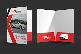 design presentation folder, custom folder, pocket folder or document folder