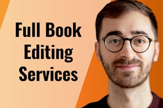 edit full books, chapters, scripts, poems, website content