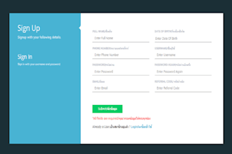 be your developer for html css javascript website