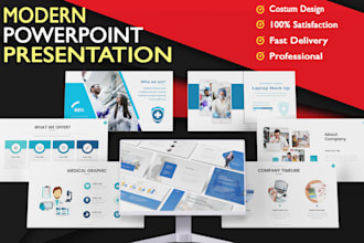design a professional and modern powerpoint presentation PPT