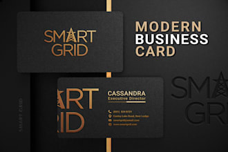design modern luxury business card or minimal unique card