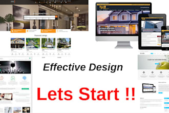design attractive front page for your wordpress website
