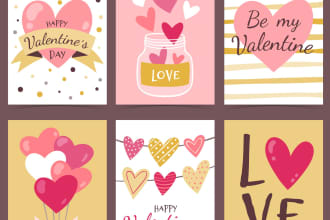 design a valentine day card