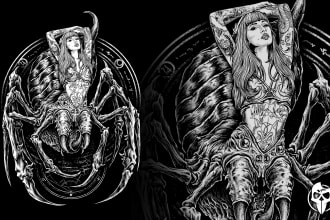 create bold custom designs for apparel and branding