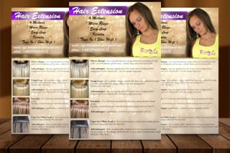 design leaflet, flyer, brochure, business card, menu, poster