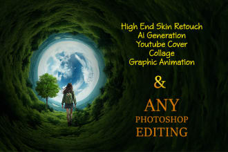 do any image processing in photoshop or graphic design