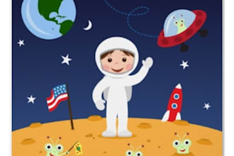 create a Cartoon story for your Idea