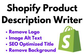 write your shopify product descriptions with perfect SEO