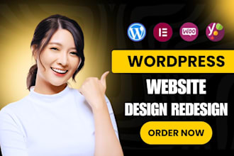 build wordpress website development, business website, portfolio or blog
