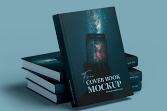 create 3d book cover mockup in 20 different styles