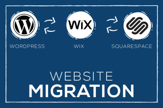 migrate or move your website to wordpress wix squarespace