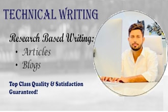 be your SEO technical content writer or tech blogs writer