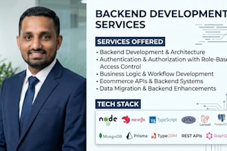 build apis and backend systems
