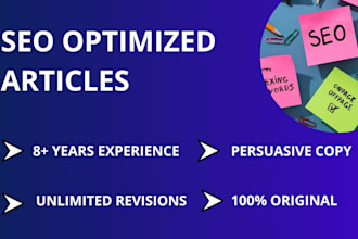 write SEO articles in italian on any topic